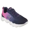Skechers Womens Go Walk Massage Fit Running Shoe - Navy